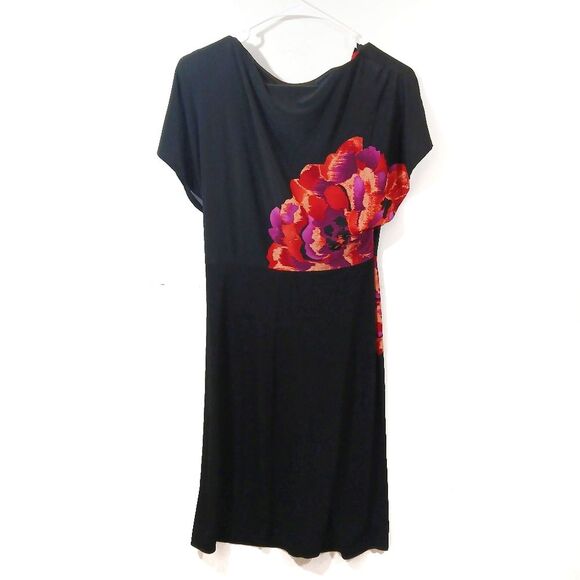 Jones Wear Dress Floral Twist Front Fitted - Picture 3 of 11